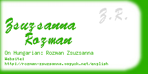 zsuzsanna rozman business card